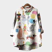 Hannelore | Oversize-Bluse mit fröhlichem Komfort – Muster 5