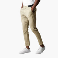 Chinohose für Herren - Sommerliche Stretch Chino für Alltag – Beige