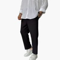 Valentin | Weiche Luxushose für Herren – Schwarz