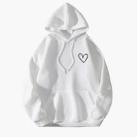 Selina | Lässiger Hoodie – Weiß