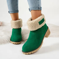 Leon | Klassische Damen-Winterstiefel – Grün