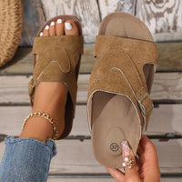 Luna | Leicht Konturiertes Fußbett Sandalen – Braun