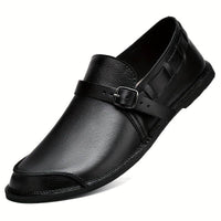 Efraim - Bequeme Slipper im Retro Stil – Schwarz