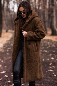 Jes | Stilvoller, warmer Wintermantel – Braun