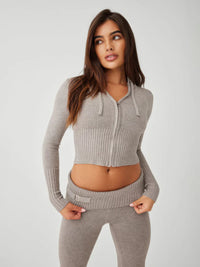 Stella | Trendy zweiteiliges Set – Grau