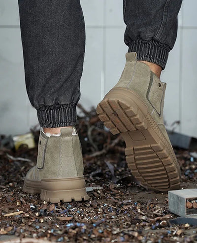 Poithraea | Plüsch Herren Bequeme Stiefel