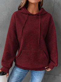 Mariane - Der Trendige Hoodie für Jeden Anlass – Weinrot