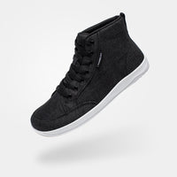 Alden | Komfort Barfußschuhe – Schwarz Weiß