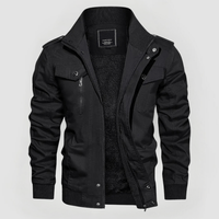 HANK - JACKE MIT WARMEM FUTTER – Schwarz