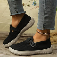 Liyana – Orthopädischer Turnschuh Mit Schnallenriemen – Schwarz
