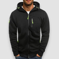 Enzo | Hooded Jacket – Schwarz