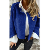 Sheryl Dicke Thermo-Strickjacke – Blau