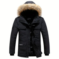 Walter | Stylische Winterkapuzenjacke – Marine