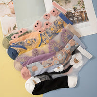 Ruby | Vintage Socken – 5 Paare in gemischten Farben