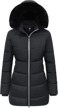 Emmas | Winterjacke mit Kapuze – Schwarz