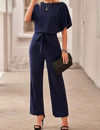Giselle - Eleganter Freizeit-Jumpsuit – Blau