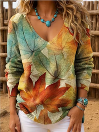 Janessa | Leichter Sommerpullover – Mehrfarbig