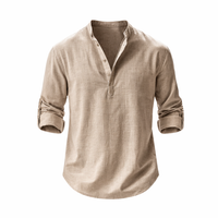 Jonas | Moderne Bluse im leichten Design – Beige