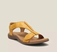 Heidi-Mode | Orthopädische Sandalen mit Fußgewölbestütz – Gelb