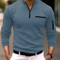 ROBIN - LANGARM-POLOSHIRT – Blau