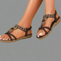 Corinna | Handcrafted Summer Sandals Made from Premium Materials – AAA-2 Kaffee