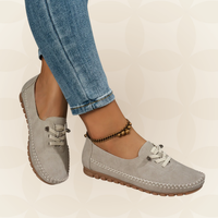 Aafke - Damen Slipper für Empfindliche Füße mit Umfassender Unterstützung – Beige