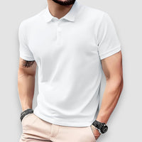 Dino | Short Sleeve Polo Shirt – Weiß