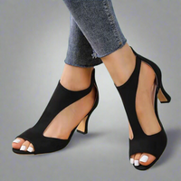Alrun | Elegante handgefertigte Sandalen aus hochwertigem Material – Schwarz
