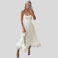 Greta | Elegantes Twirl-Kleid mit luftigem Komfort – Weiß