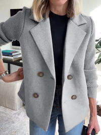 REYA – Der leichte frühlings-mantel mit urbanem charme – Grau