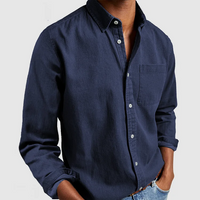 Cedric - Elegantes Hemd für Herren – Marine
