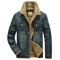 Herrenjacke | Steppung und durchgehender Verschluss – Dunkelblau