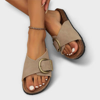 Olivia™ - Schicke Sandalen – Khaki