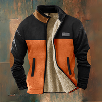 Zachar® | Lässige Fleece Jacke – Orange