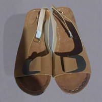 Clara | Retro Wedge Sandalen für Damen – Komfort und Stil – Khaki