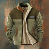 Zachar® | Lässige Fleece Jacke – Grün
