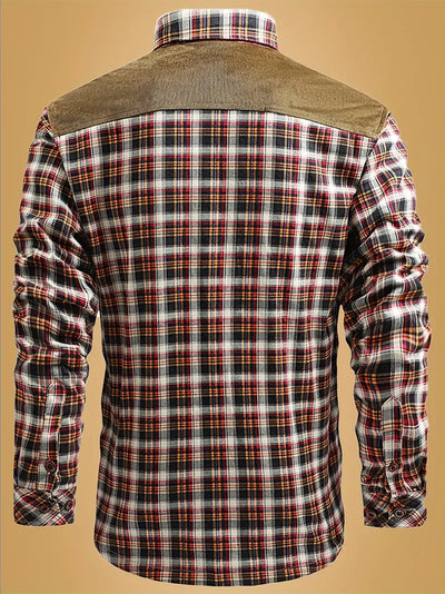 Keysonia | Kariertes Spleißdesign für warme Winterkleidung