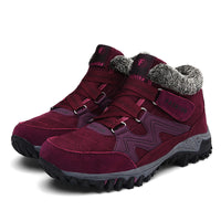 Yievonna | Warme Winterstiefel – Rot Rosa