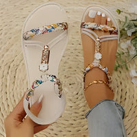 Juliana | Geflochtene Sandalen für Frauen – Weiß