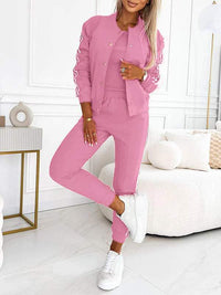 CARINA - DREITEILIGES SPORTSET – Rosa