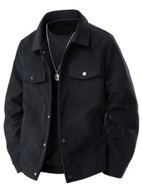 Franz-Josef® | Elegante Cordjacke – Schwarz