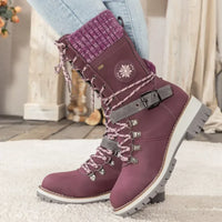 SnowClassic | Orthopädische Winterstiefel - schmerzlindernd & wärmend – Violett