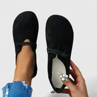 Nora | Orthopädische Slipper mit anatomischem Komfort und zeitlosem Stil – Schwarz