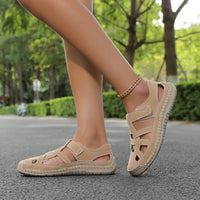 Clara | Elegante Sommer Sandalen Damen – Khaki