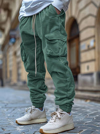 Baruch - Atmungsaktive Cargo Hose Mit Kordelzug in Der Taille – Grün