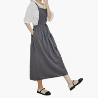 Schlichtes Dirndl kleid für Damen - Oktoberfest 2025 – Dunkel Grau