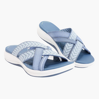 Leichte Slip-On Sandalen für Damen - Bequem & Atmungsaktiv – Blau