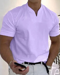 Zeno | Sportliches Herren Shirt – Lila