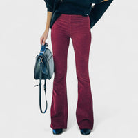 Arava - Cordhose Mit Ausgestelltem Bein – Bordeaux