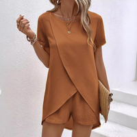 Ofiriya - Elegantes Sommer Outfit Kleid – Braun